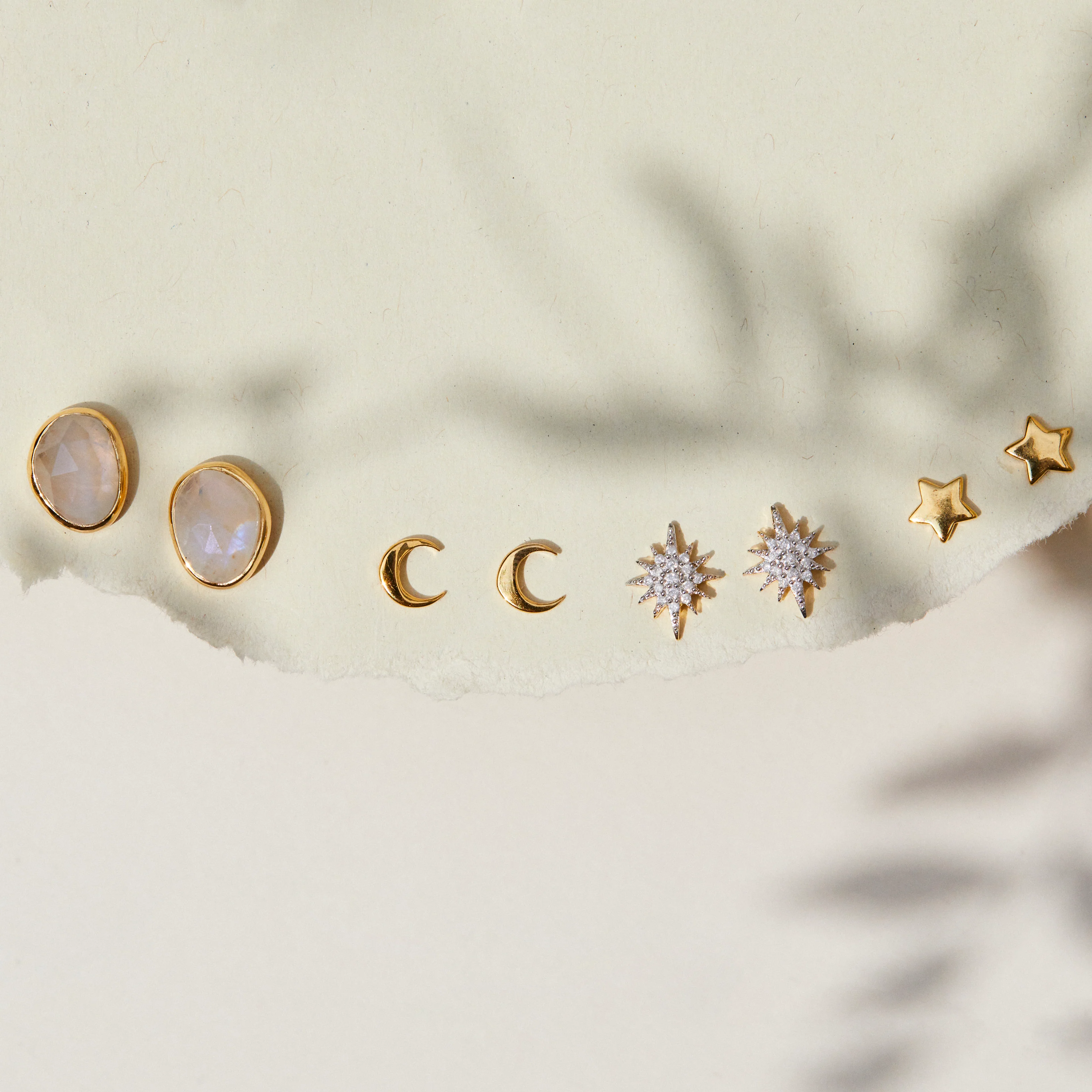 Diamond Starburst Stud Earring - Image 3