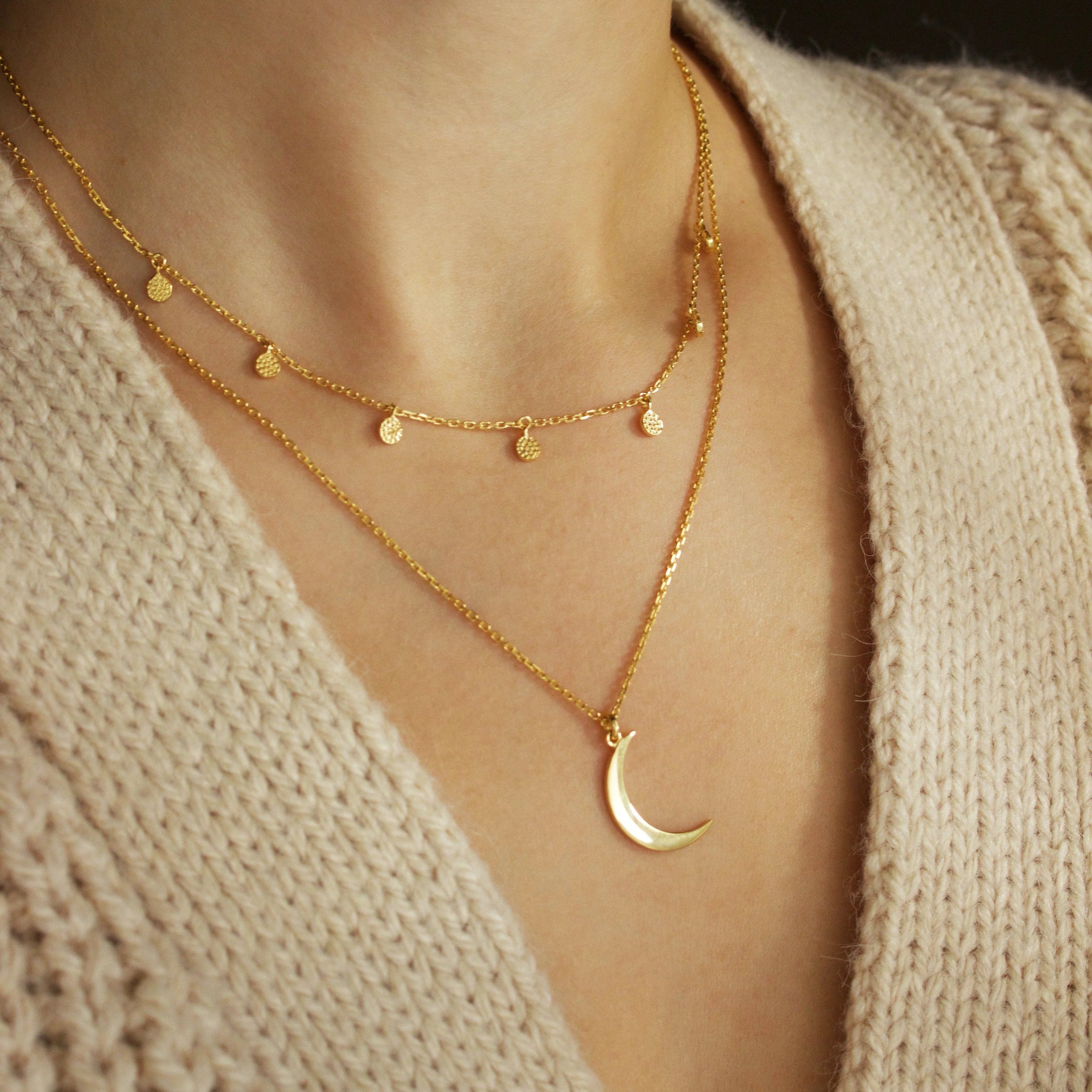 Mini Hanging Coin Necklace - Image 3