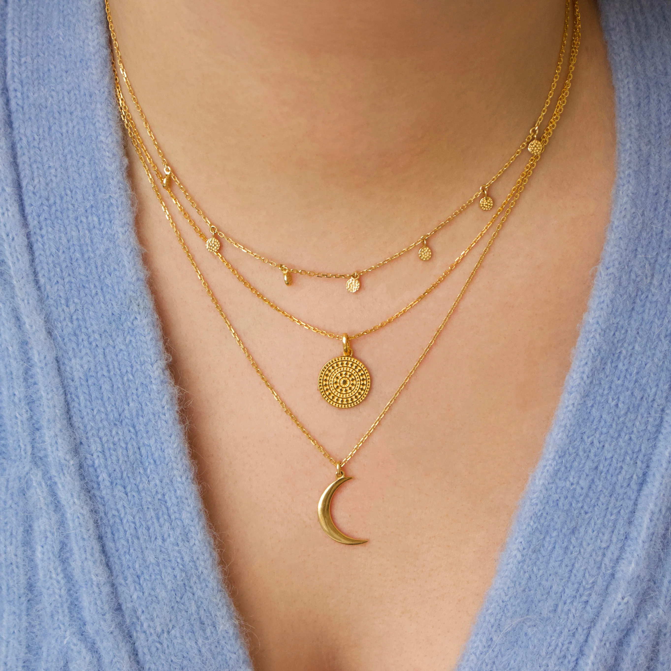 Mini Hanging Coin Necklace - Image 4