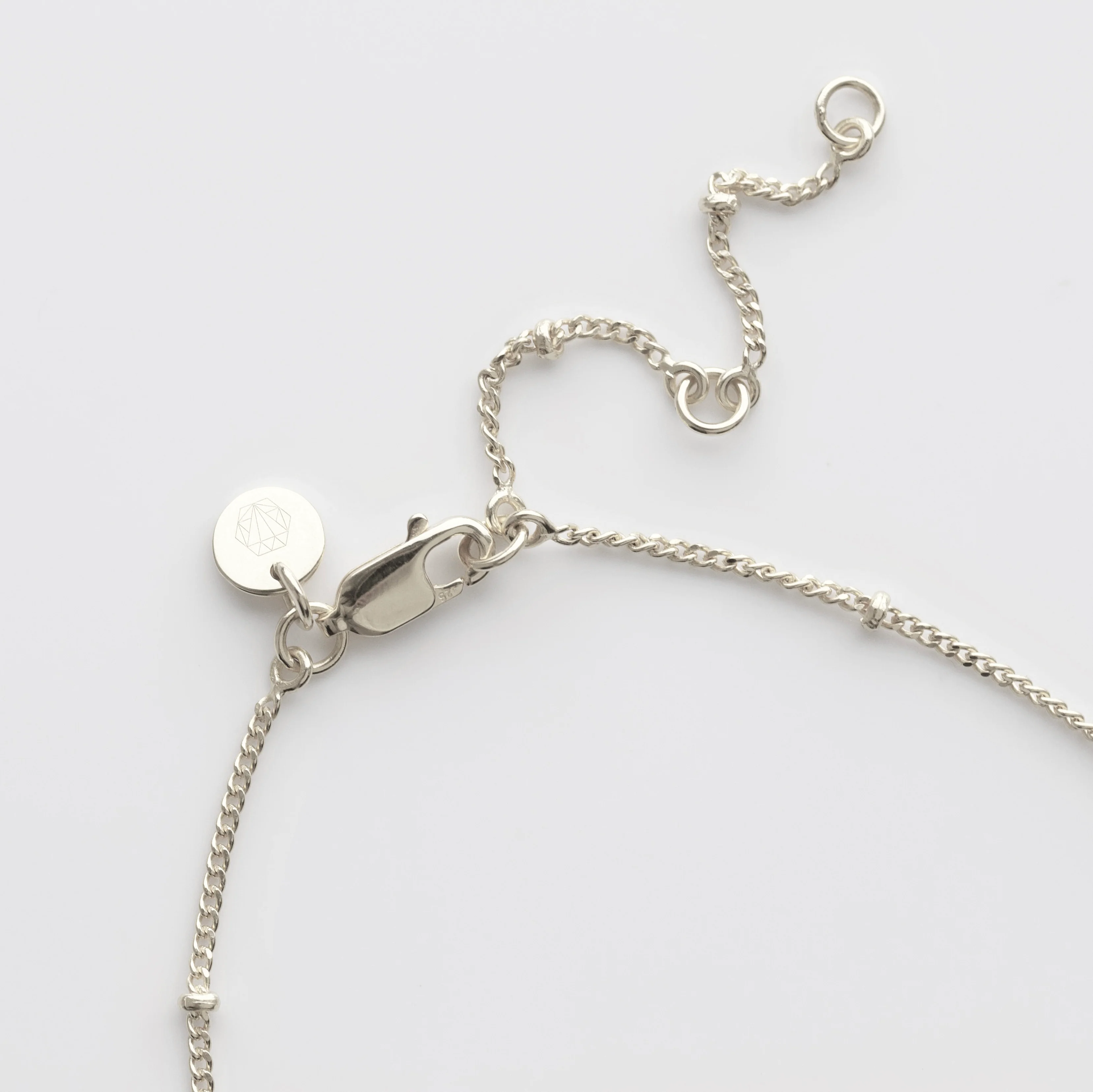 Dainty White Topaz Star Chain - Image 5